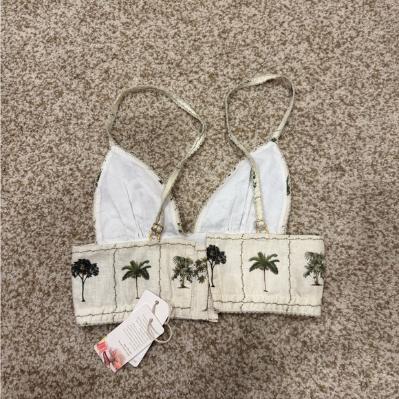AGUA BENDITA PALM TREE CROP TOP XS NEW WITH TAGS SHOP BOP - Picture 8 of 8